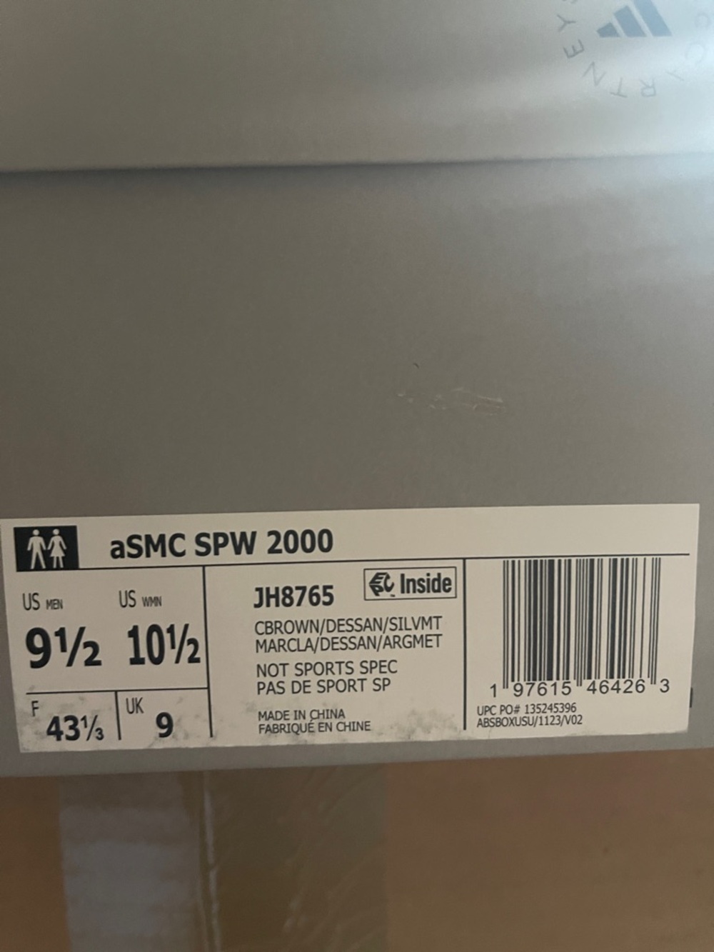 Adidas by Stella McCartney Sportswear 2000 Shoes Size 9.5 - Picture 5 of 9